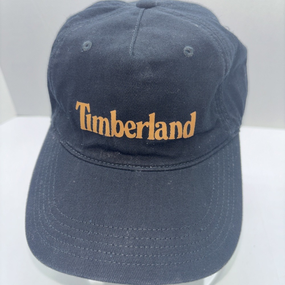 Timberlandโ Snapback Baseball Hat Cap Black Embroidered Logo Adjustable